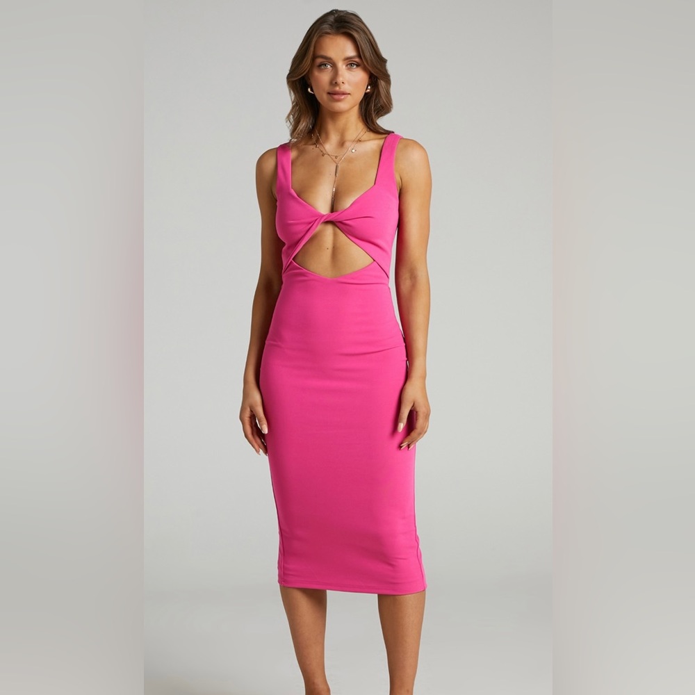 Showpo Twist Midi Dress